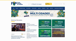 Desktop Screenshot of fnp.org.br